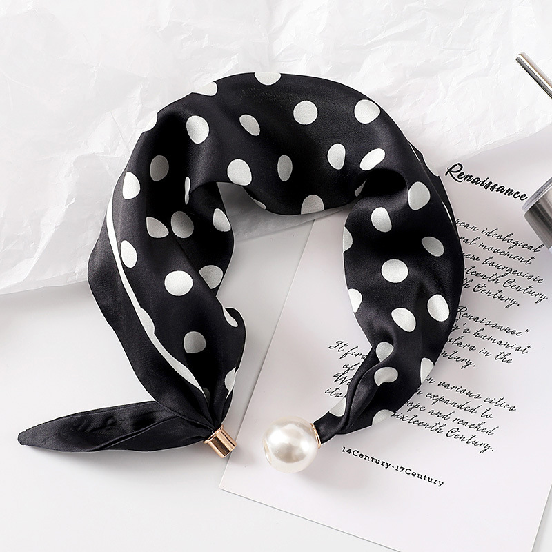 Face Scarf Mask - Lenço de Seda Feminino com Fivela