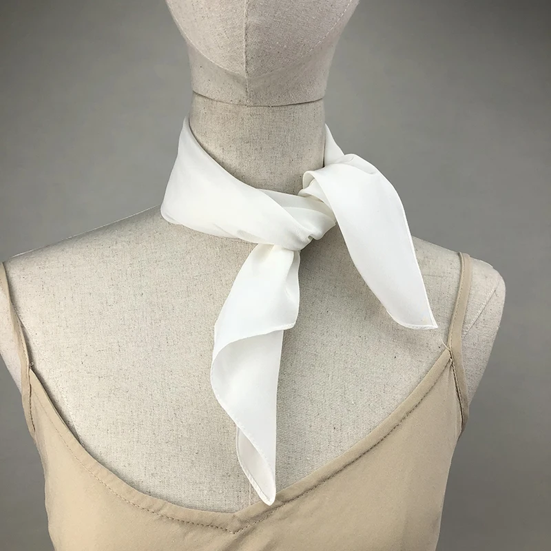 Novo lenço de seda feminino pe - Scarf Silk Square avaliação e preço
