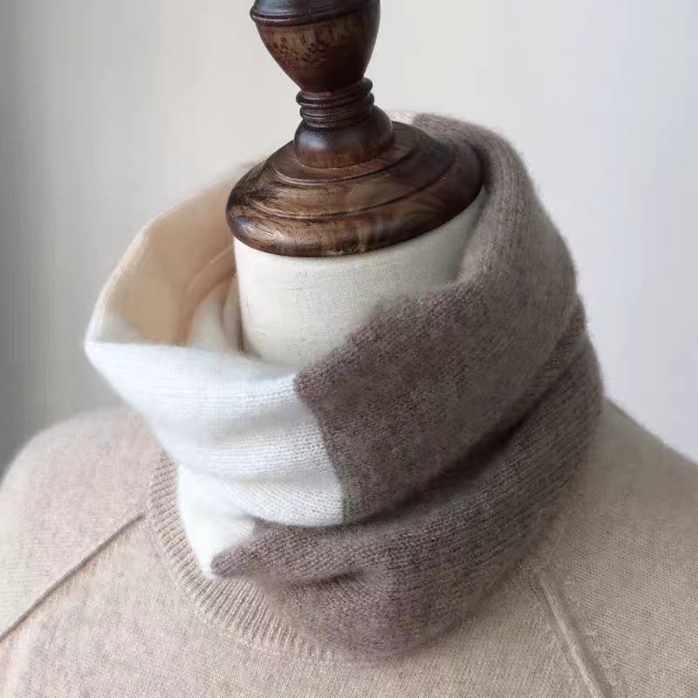 Cachecol Infinito de Cores Com - Infinity Scarf Knit avaliação e preço