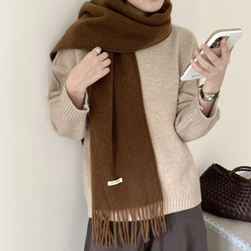 Cachecol Chic Coreano com Fran - Muffler Men Wool avaliação e preço