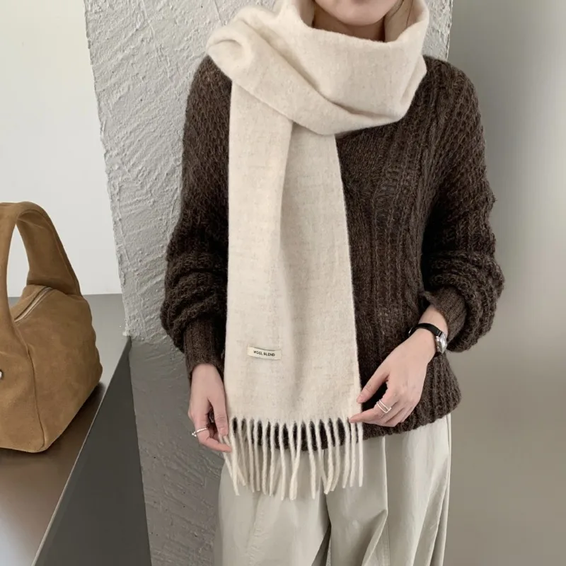 Cachecol Chic Coreano com Fran - Muffler Men Wool avaliação e preço