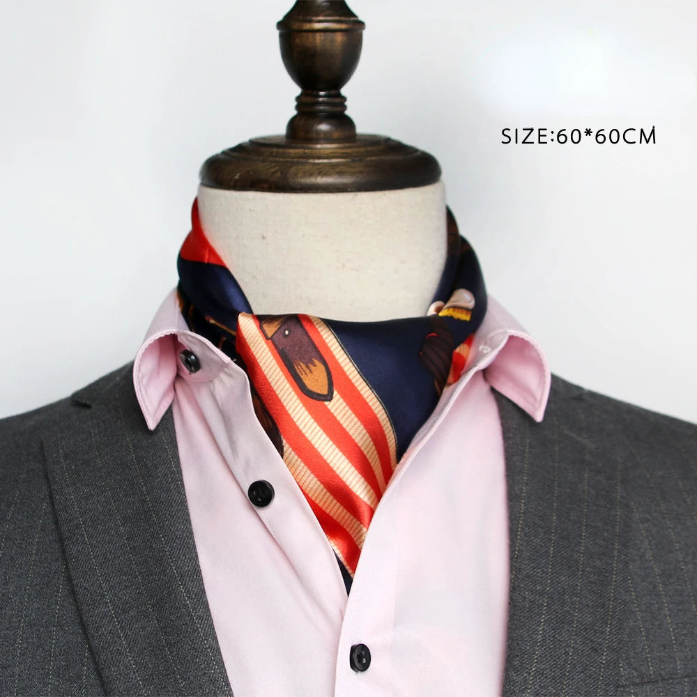 Lenço de seda masculino britân - Face Scarf Mask avaliação e preço
