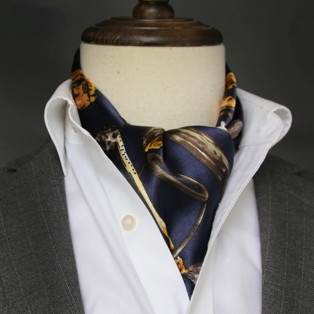 Lenço de seda masculino britân - Face Scarf Mask avaliação e preço