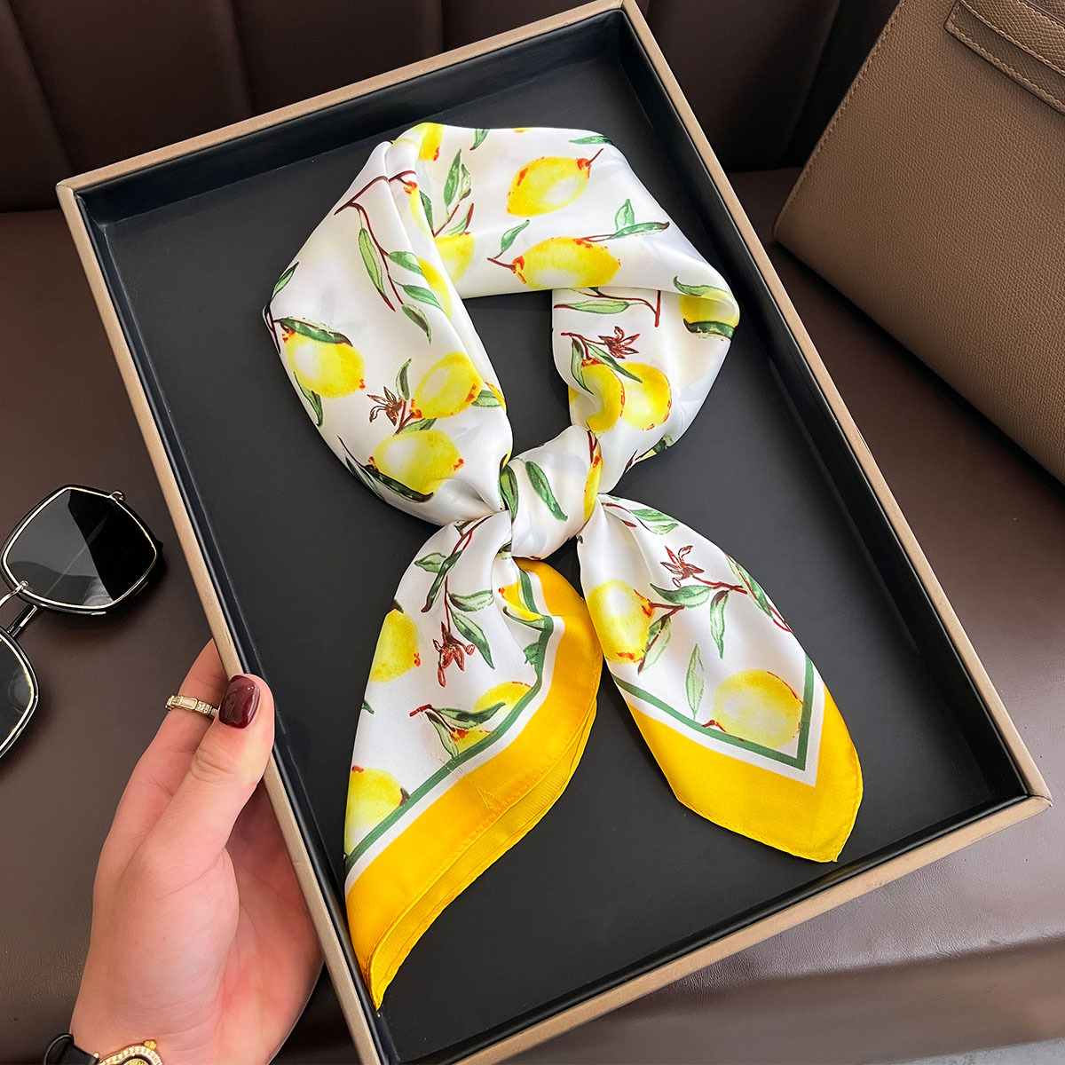 2025 novo lenço de seda quadra - Face Scarf Mask avaliação e preço