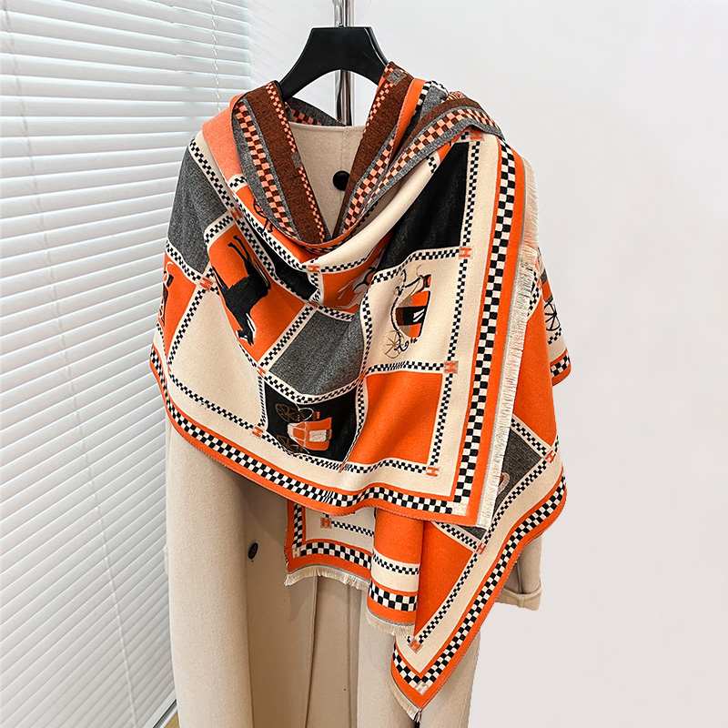 Pashmina de Luxo Quente de Cax - Woven Scarf Blanket avaliação e preço