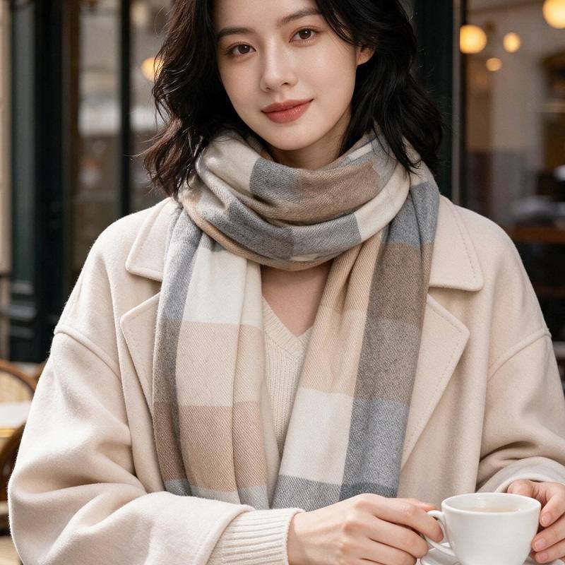 Gola de pescoço em fleece térm - Infinity Scarf Knit avaliação e preço